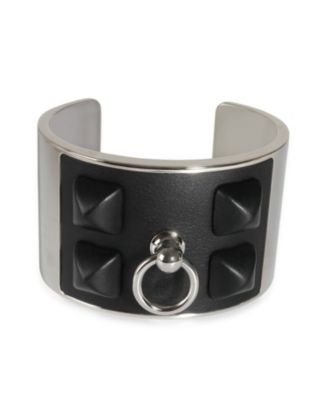 Pre-Owned HERMÈS - Pre-Owned Hermes Pre-Owned HermAs Collier Medor Gaine 950 Palladium Plated Bracelet