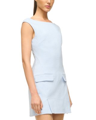 Walker Micro Check Dress