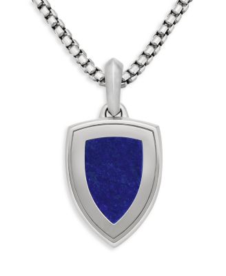 Shield Amulet with Lapis Lazuli and Pav&eacute; Sapphires