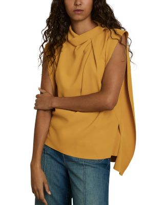 REISS - Drape Neck Shell Top