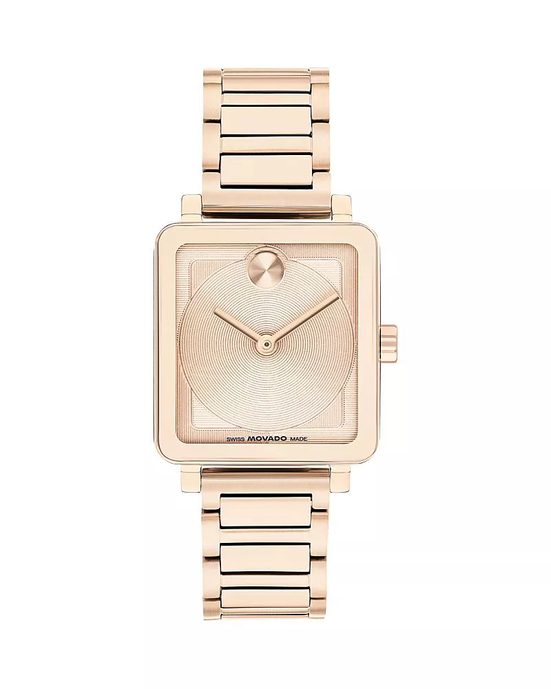 Movado Bold Evolution Tank Watch, 26mm x 26mm