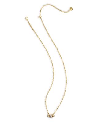 Bailey Pavé Link Adjustable Pendant Necklace, 17.3-19.3"  