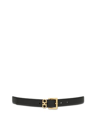 Ferragamo Women's Double Gancini Fixed Belt