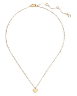 kate spade new york Heart You Gold Tone Heart Pendant Necklace, 16-19