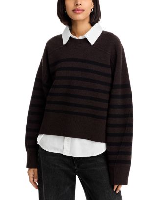 Rag & bone Nassau Stripe popular Silk Blend Sweater