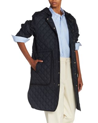 Etelan Quilted Long Parka Coat