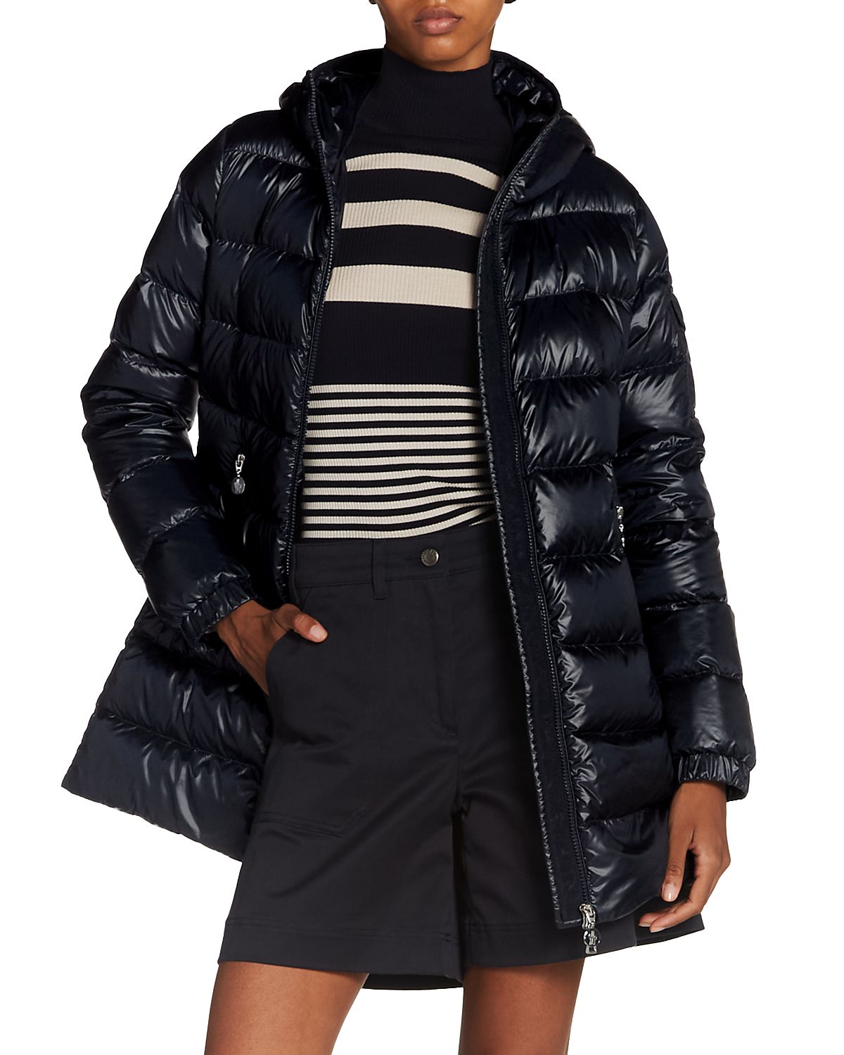 Moncler Glements Hooded Down Parka Jacket
