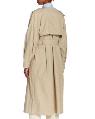 Gourdon Leather Trench Coat