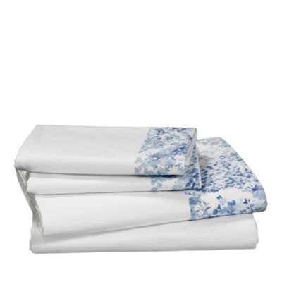 DEA Luxury Linens - Glicine Floral Print Sheet Set, King