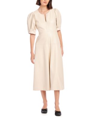 Fifteen Twenty - Sierra Faux Leather Midi Dress