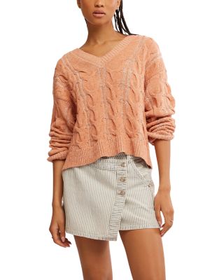Free People Cable Knit Sweater
