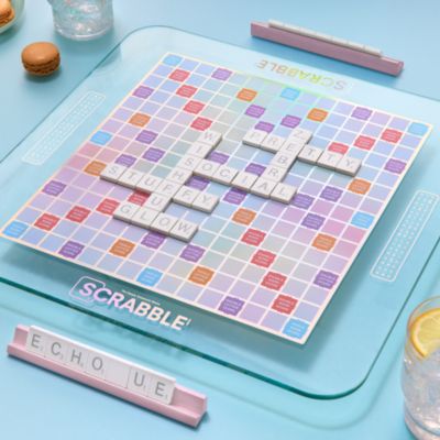 Scrabble Aura Glass Game