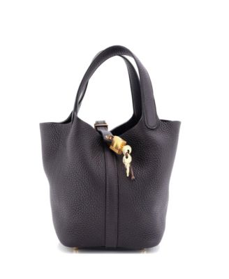 Pre-Owned Hermes Pm Picotin Bag Clemence