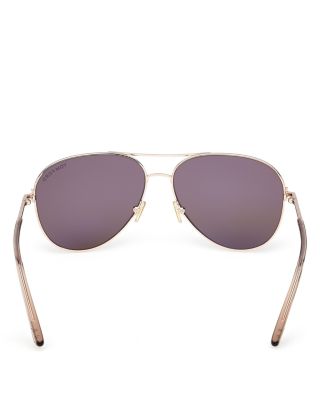 Polarized Pilot Sunglasses, 59mm