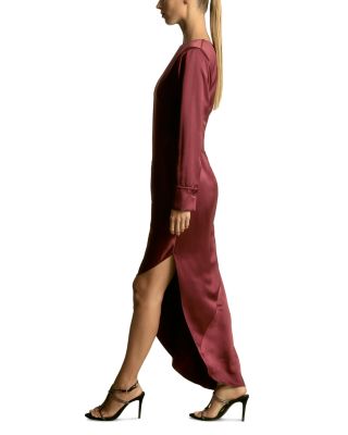 REISS Valli Asymmetric Maxi Dress | Bloomingdale's