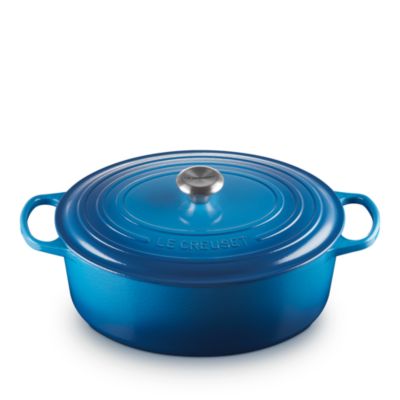 8-Qt. Enameled Cast Iron Signature Oval Dutch Oven