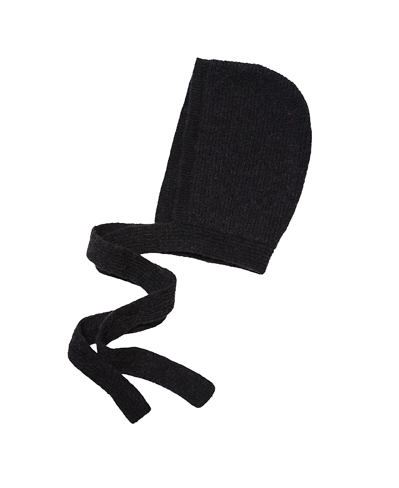 Hyer Goods Upcycled Alpaca Wool Tie Balaclava In Black