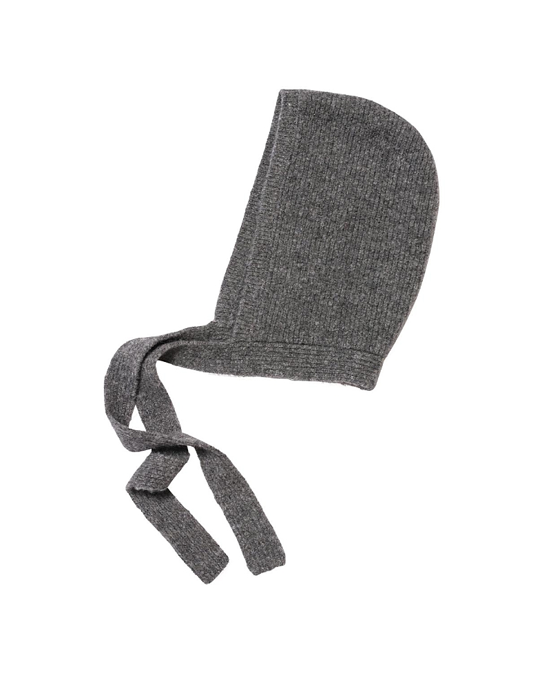 Hyer Goods Upcycled Alpaca Wool Tie Balaclava In Charcoal