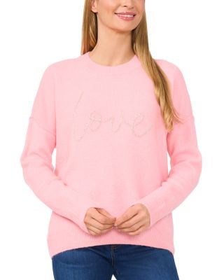 CeCe - Beaded Crewneck Sweater