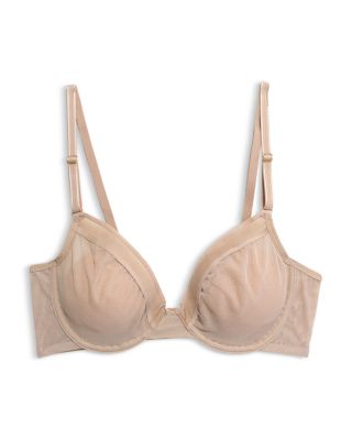 Unlined Mesh Underwire Bra