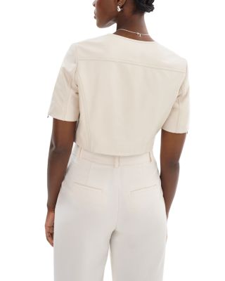 Kirsi Cropped Biker Jacket