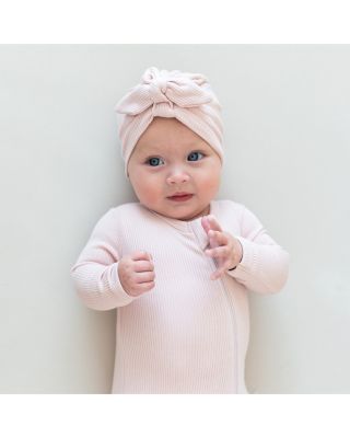 Unisex Zip Up Ribbed Footie - Baby