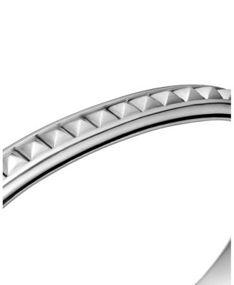 Men's Sterling Silver Pyramid Cuff Bracelet