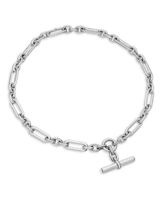 Lexington Chain Necklace with Diamonds, 18"