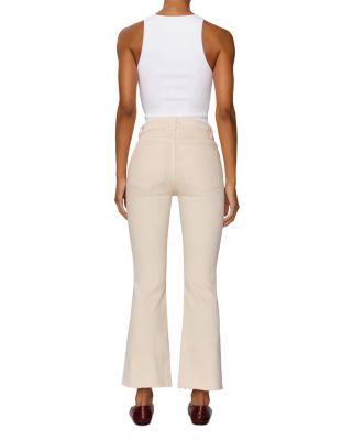 Bridget Bootcut High Rise Instasculpt™ Crop Jeans in Flax