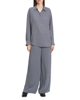Geo Print Boyfriend Shirt