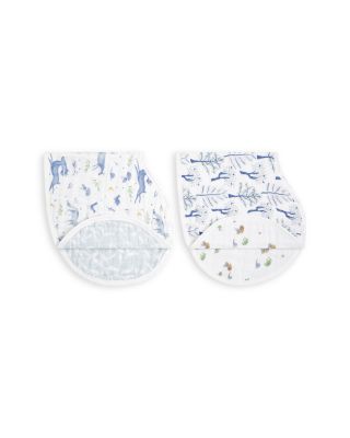 Muslin Reversible Burpy Bibs, 2 Pack