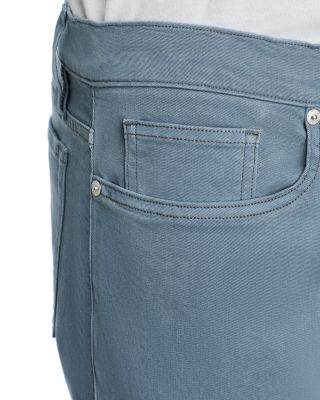 L&#39;Homme Slim Fit Brushed Twill Pants in Smoky Blue