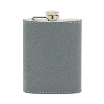 Warren Stainless Steel and Full Grain Leather Flask 