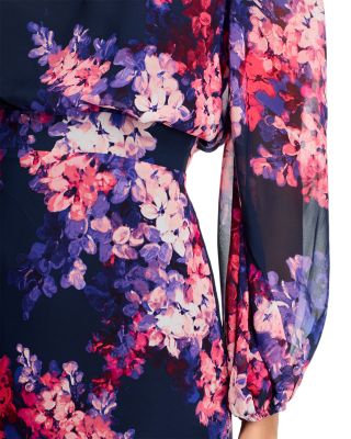 Ruffled Long Sleeve Dress