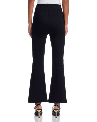 Carson Off Duty Flare Ankle Jeans in Onyx