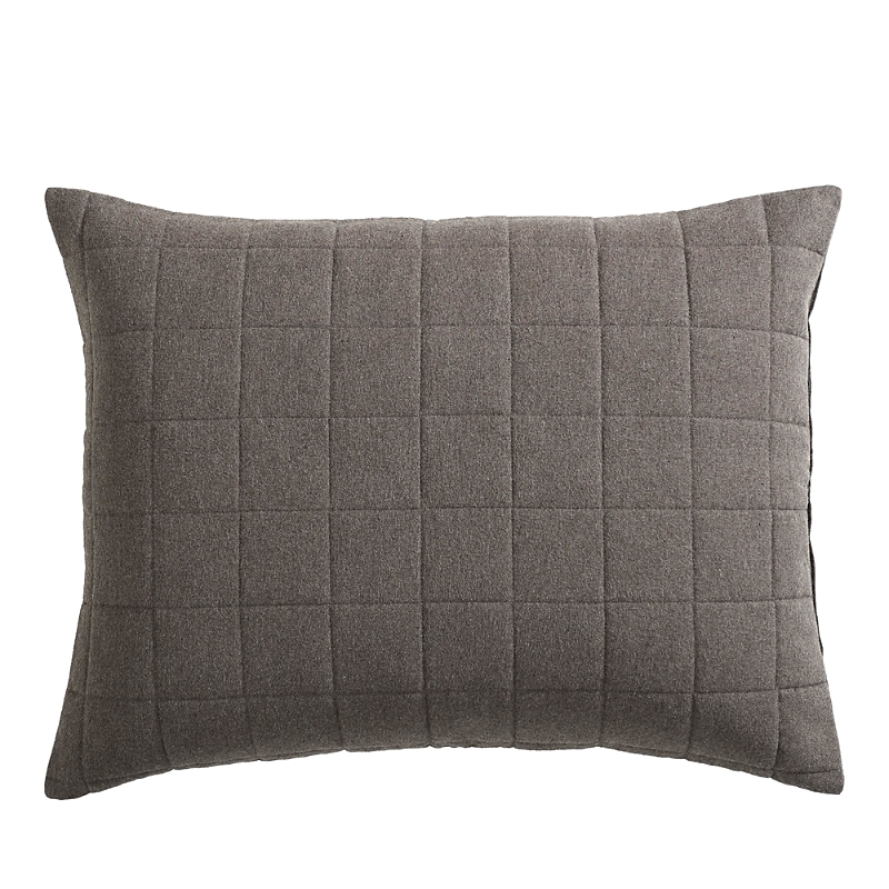 Calvin Klein Melange Flannel King Sham, Pair