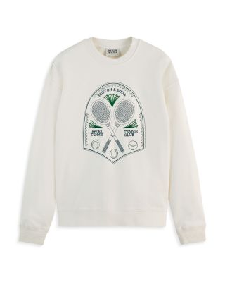 Scotch & Soda - Relaxed Fit Embroidered Logo Sweatshirt