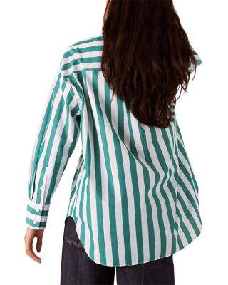 Oversized Striped Shirt