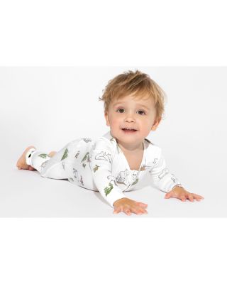Unisex Winter Forest Animals Convertible Footie - Baby