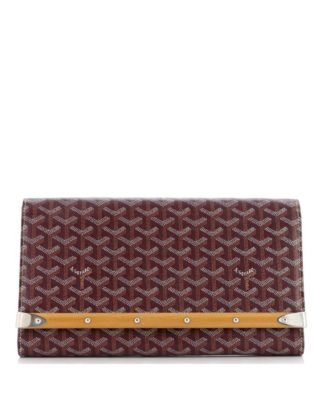 Pre-Owned Goyard - MM Monte Carlo Clutch Coated Canvas