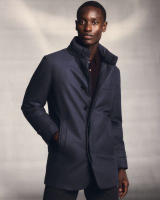 Stretch Down Filled Car Coat