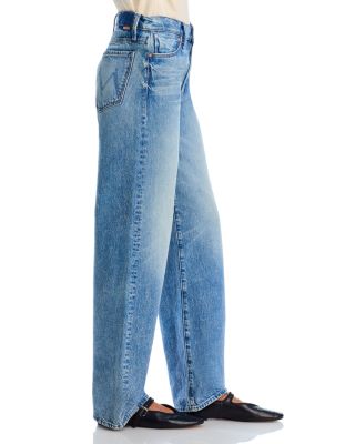 The Dodger High Rise Button Sneak Jeans in Wipeout