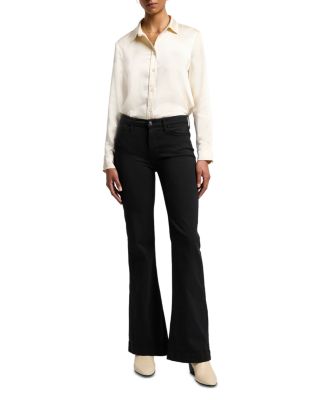 Dojo Tailorless Bootcut Jeans in Black