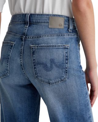 Saige Wide Leg Crop Jeans in Bell Canyon