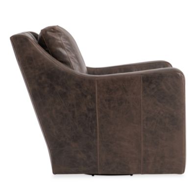 Temecula Leather Swivel Chair 
