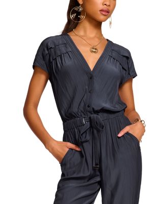 Aletha Button Front Jumpsuit