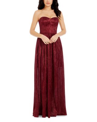 Audrina Pliss&eacute; Maxi Gown