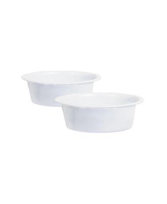 Small Bronze Pet Feeder, 1 Pint Bowls