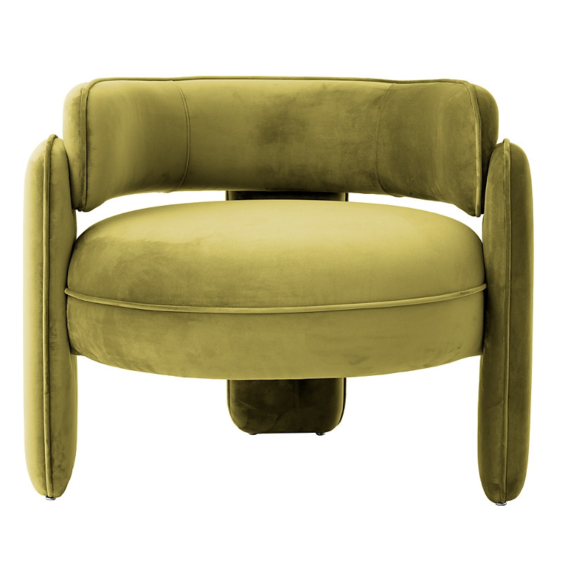 Eichholtz Chaplin Chair In Savona Vintage Green Velvet