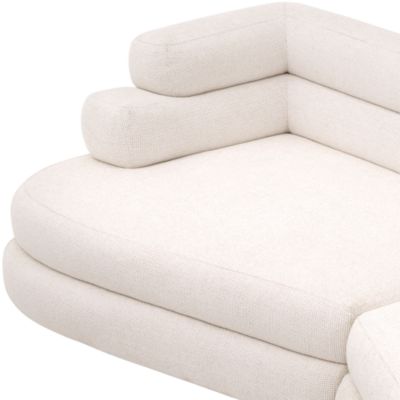 Malaga 2-Piece Fabric Sectional 